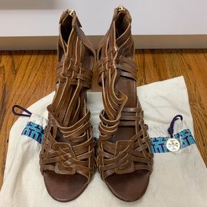 Tory Burch brown wedges